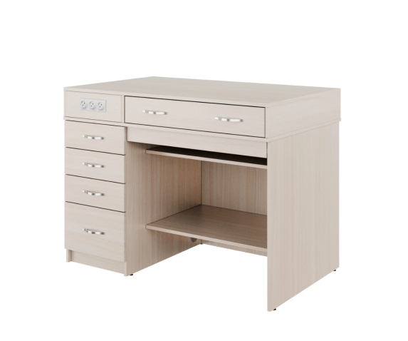 Стіл демонстраційний з розетками МДФ+HPL