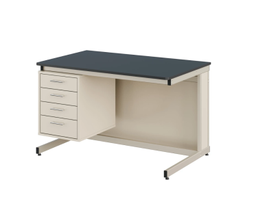 Стіл вчителя з тумбою МДФ+HPL