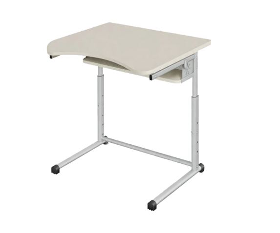 Стіл учнівський одномісний на плоскоовальні ЛДСП