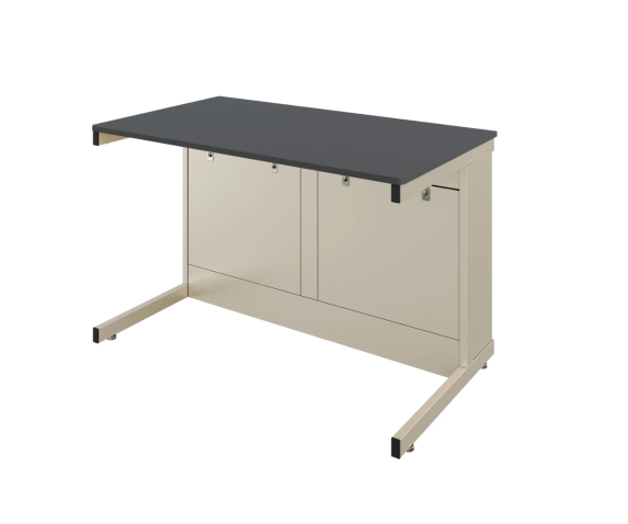 Стіл лабораторний двомісний МДФ+HPL