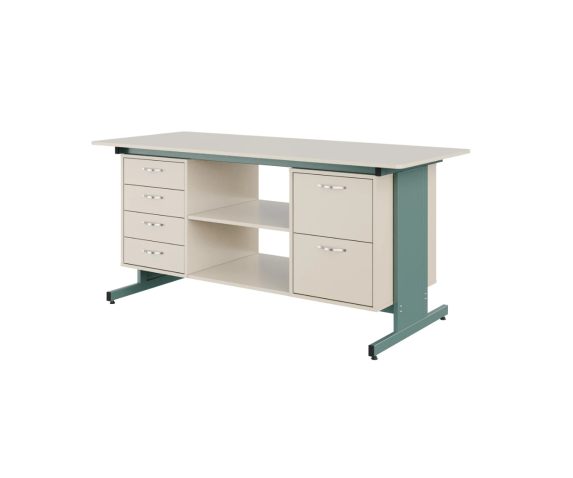 Стіл демонстраційний двотумбовий ЛДСП