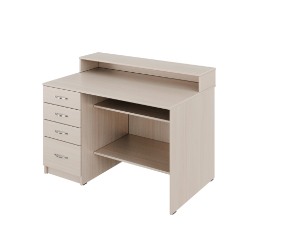 Стіл демонстраційний для підготовки дослідів з надставкою МДФ+HPL