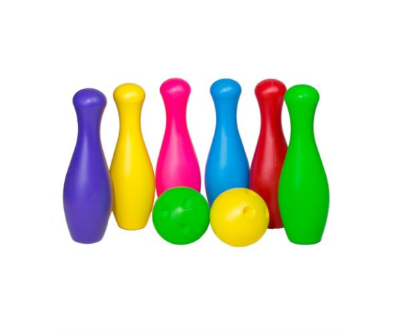 Набір для боулінгу "Кеглі" 6шт + 2 кулі